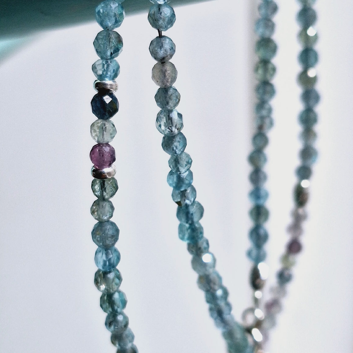 CHOKER APATITO Y FLUORITA