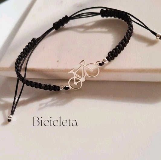 PULSERA BICICLETA TEJIDA