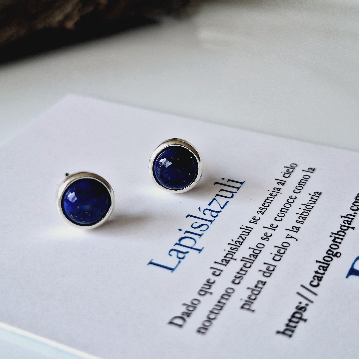 PENDIENTES "GRACE" LAPISLÁZULI