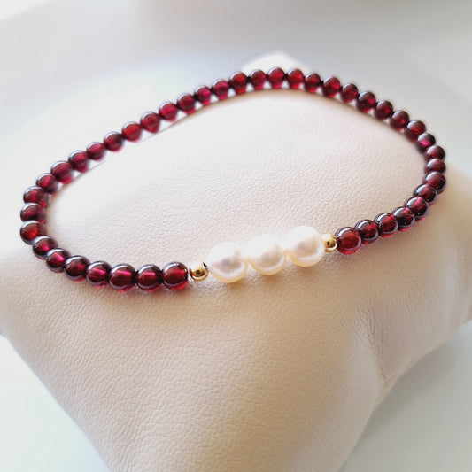 PULSERA-GRANATE- ELASTICA