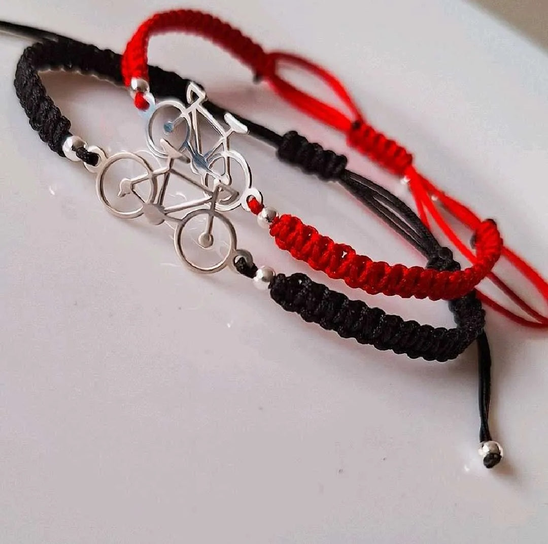 PULSERA BICICLETA TEJIDA