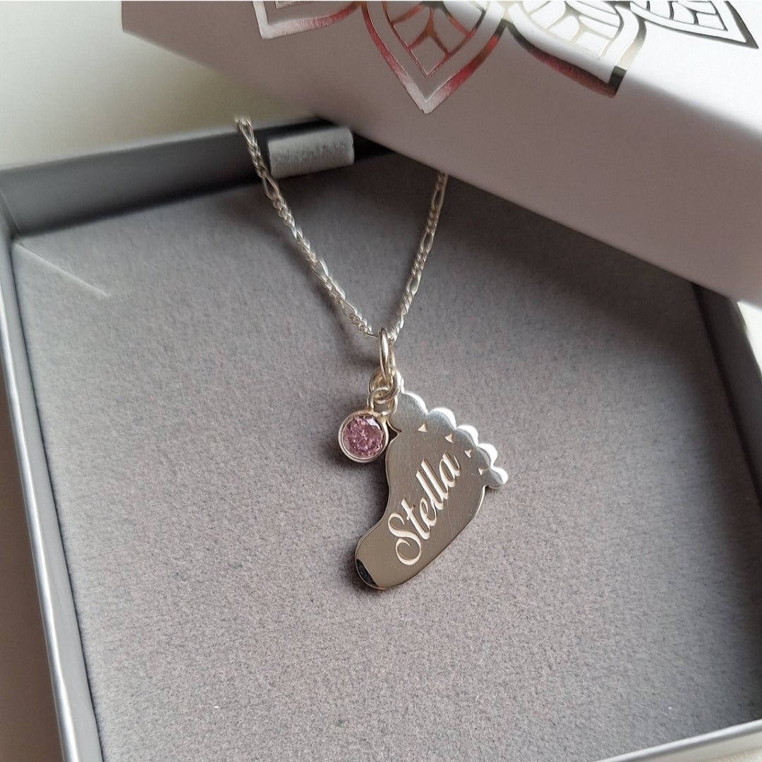 COLLAR HUELLITA CON NOMBRE