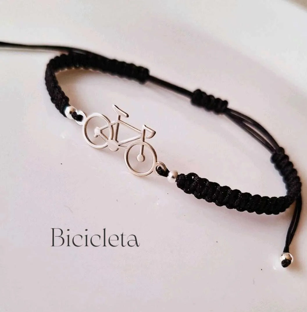 PULSERA BICICLETA TEJIDA