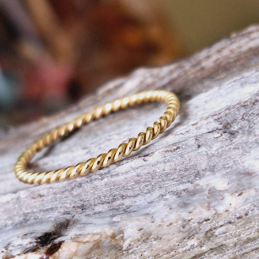 ANILLO CORDON ORO 18K
