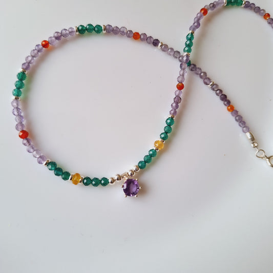 CHOKER "BECKY" AMATISTA MAS
