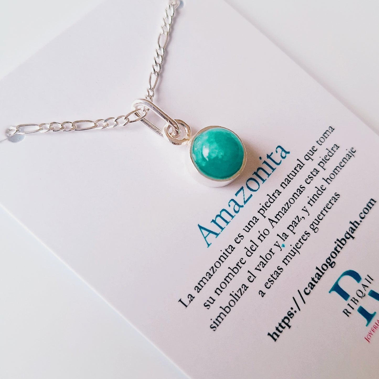COLLAR MINI AMAZONITA