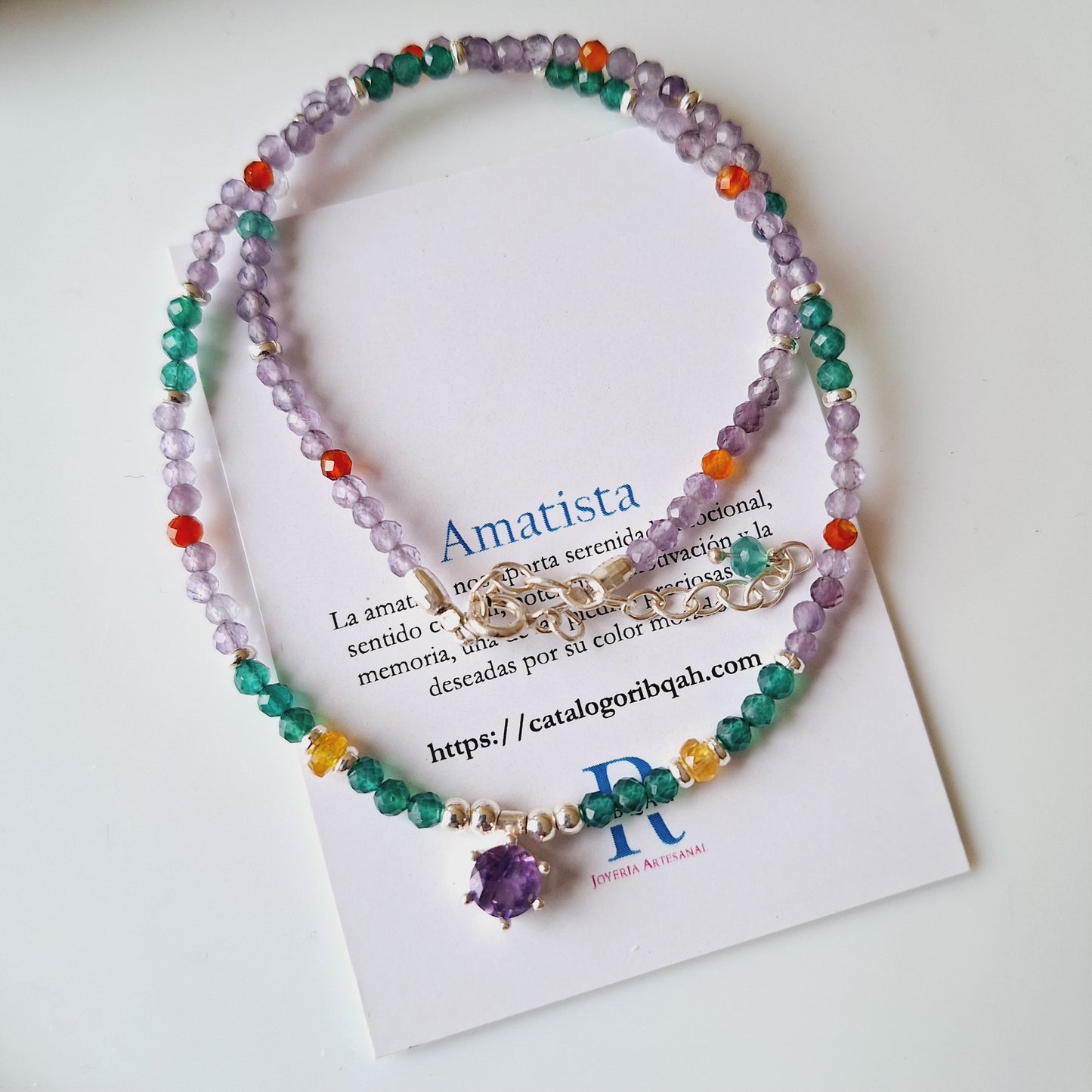 CHOKER "BECKY" AMATISTA MAS
