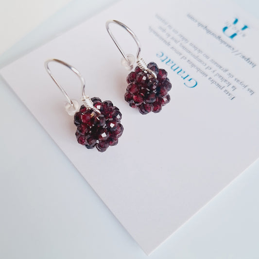 ARETES "GRANADA" GRANATE