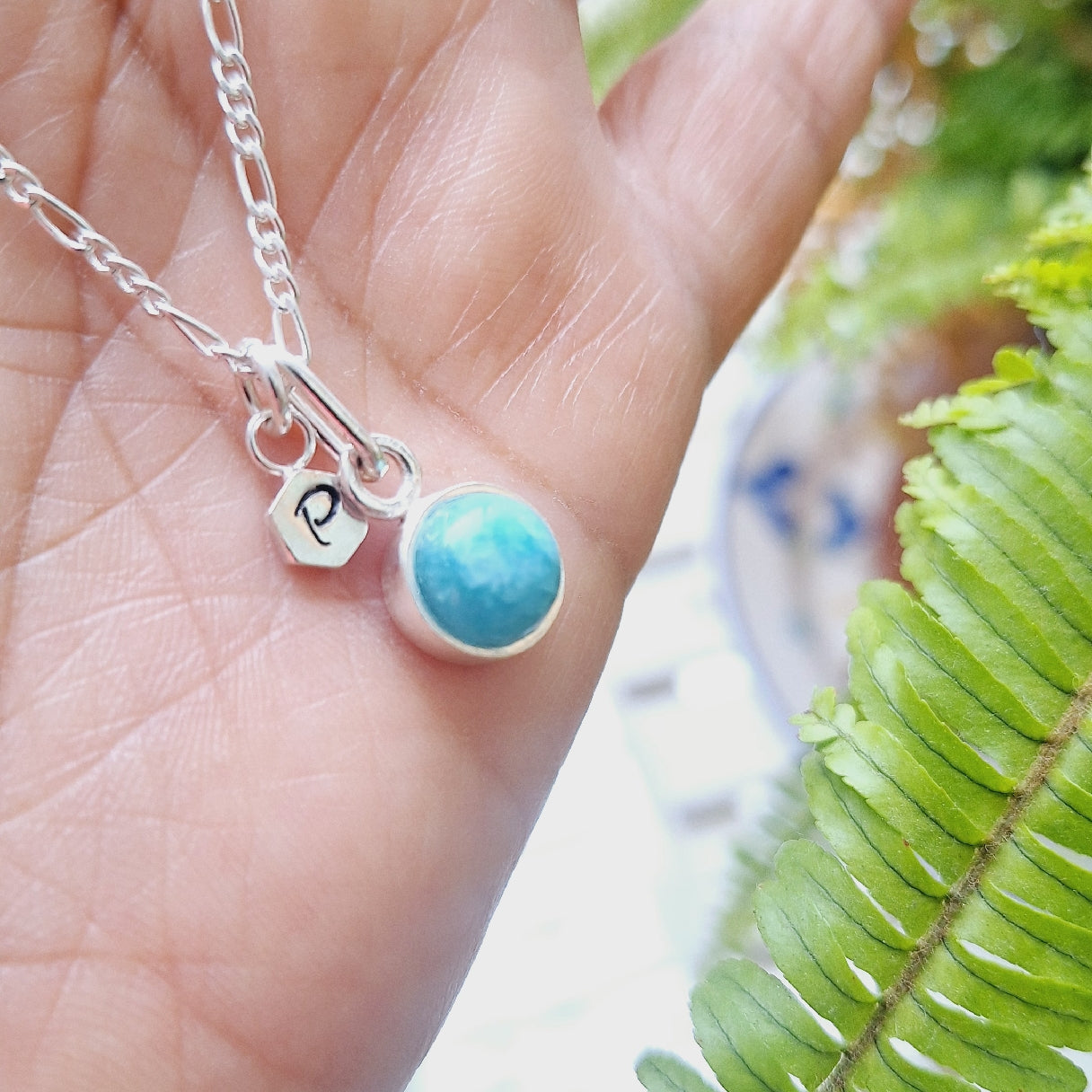 COLLAR MINI AMAZONITA