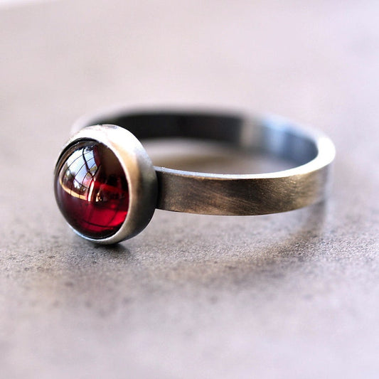 ANILLO GRANATE BHOEMIO