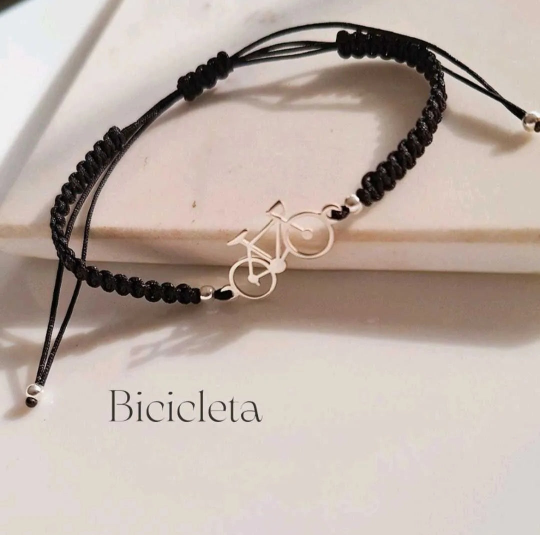 PULSERA BICICLETA TEJIDA