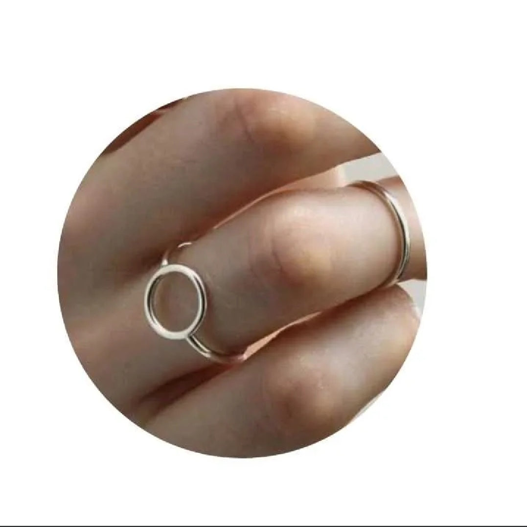 ANILLO CIRCULO DE PLATA
